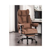EFOMAO Fabric Office Chair, Big and Tall Chair 400 lb Weight Capacity - Brown