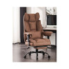 EFOMAO Fabric Office Chair, Big and Tall Chair 400 lb Weight Capacity - Brown