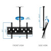 MOUNT-IT! CEILING TILT TV MOUNT 37-70" TVS MI-501L - BLACK