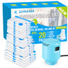 Z ZONAMA VACUUM STORAGE BAGS WITH ELECTRIC AIR PUMP, 20 PACK - BLUE