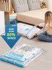 Z ZONAMA VACUUM STORAGE BAGS WITH ELECTRIC AIR PUMP, 20 PACK - BLUE
