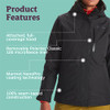 MARMOT WOMEN'S RAMBLE 3-IN-1 COMPONENT JACKET RECYCLED BLACK XS New