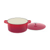 CUISINART 5.5 QT. ROUND CASSEROLE, RED GRADIENT New