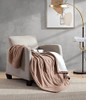 EDDIE BAUER SOFT & PLUSH HEATED THROW BLANKET 50x60 SIZE PFIB-T COLOR - LINEN New
