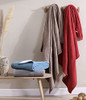 EDDIE BAUER SOFT & PLUSH HEATED THROW BLANKET 50x60 SIZE PFIB-T COLOR - LINEN New