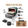 NINJA WOODFIRE 8-IN-1 OUTDOOR SMOKER PIZZA OVEN 5 PIZZA SETTINGS - GREEN