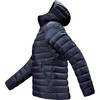 ARC'TERYX CERIUM SV HOODED DOWN JACKET - SIZE: WOMEN M - BLACK SAPPHIRE New