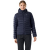 ARC'TERYX CERIUM SV HOODED DOWN JACKET - SIZE: WOMEN M - BLACK SAPPHIRE New