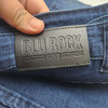 BLU ROCK MEN'S 4-WAY STRETCH SLIM FIT STRAIGHT JEANS EJ2 - MEN 38X31 - DARK WASH