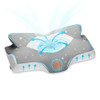 cervical memory foam pillow for neck shoulder pain orthopedic pillow Gray-S New