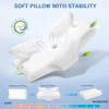 cervical memory foam pillow for neck shoulder pain orthopedic pillow Gray-S New