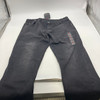 BLU ROCK MEN'S CASUAL FLEX STRETCH SLIM STRAIGHT JEANS - MEN 34X31 - JET BLACK New