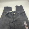 BLU ROCK MEN'S CASUAL FLEX STRETCH SLIM STRAIGHT JEANS - MEN 34X31 - JET BLACK New