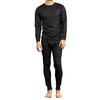 GALAXY BY HARVIC 2-PIECE LIGHTWEIGHT THERMAL SET - SIZE: MEN M - BLACK New