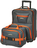 ROCKLAND FASHION EXPANDABLE SOFTSIDE LUGGAGE SET, 2-PIECE (14/19) - CHARCOAL