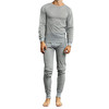 GALAXY BY HARVIC 2-PIECE LIGHTWEIGHT THERMAL SET - SIZE: MEN M - HEATHER GRAY New
