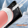 BESKAR RECHARGEABLE HAND WARMER 5200MAH ELECTRIC HAND HEATER ZLS-118S - CORAL