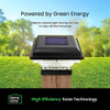 Home Zone Security 2 Pack Solar Post Cap Lights 12 Lumens Outdoor 4x4 fit