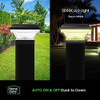 Home Zone Security 2 Pack Solar Post Cap Lights 12 Lumens Outdoor 4x4 fit