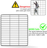 LURIVA SMALL ANIMAL PLAYPEN GGUINEA PIG CAGES 15 X 12 INCH, 24 PANELS BLACK