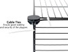LURIVA SMALL ANIMAL PLAYPEN GGUINEA PIG CAGES 15 X 12 INCH, 24 PANELS BLACK