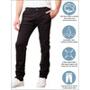 BASTION TRAIL MENS KHAKI 4-WAY STRETCH PANTS - SIZE: MEN 34X31 - BLACK New