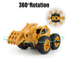 CHEERWING REMOTE CONTROL CAR WOOD PICKER 2.4GHZ RC TRUCK LIGHTS - YELLOW New