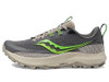 S20838 SAUCONY MEN'S PEREGRINE 13 TRAIL SHOES GRAVEL/SLIME SIZE 7