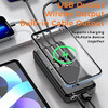 ALPHA DIGITAL OUTDOOR SOLAR PORTABLE POWER BANK WITH WIRELESS - BLACK