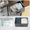 SMUG Dresser Drawers Dresser for Bedroom Cabinet - Grey