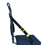 GCI OUTDOOR BLEACHERBACK LUMBAR STADIUM SEAT WITH PADDED BACKREST - NAVY