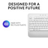 Logitech Signature K650 Comfort Full-Size Wireless Keyboard Wrist REST - WHITE
