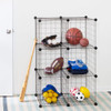 HONEY CAN DO HONEY-CAN-DO 6 CUBE BLACK STORAGE SET SHF-09484 - BLACK