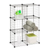 HONEY CAN DO HONEY-CAN-DO 6 CUBE BLACK STORAGE SET SHF-09484 - BLACK