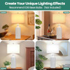 BRIGHTEVER CERAMIC TABLE LAMPS SET OF 2 YH-TL2371 - WHITE New BRIGHTEVER CERAMIC TABLE LAMPS SET OF 2 YH-TL2371 - WHITE New