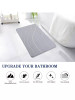 KOOTETA STONE BATH MAT DIATOMACEOUS EARTH SHOWER MAT - LIGHT GRAY