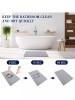 KOOTETA STONE BATH MAT DIATOMACEOUS EARTH SHOWER MAT - LIGHT GRAY