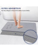 KOOTETA STONE BATH MAT DIATOMACEOUS EARTH SHOWER MAT - LIGHT GRAY