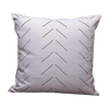 EFOLKI BOHO THROW PILLOW COVERS 18X18 SET OF 3 - WHITE/BROWN/BLACK New
