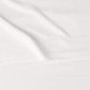 AMAZON BASICS 4 PIECE DELUXE MICROFIBER BED SHEETS QUEEN SIZE, SOLID - CREAM New