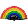 GENERIC LARGE FOLDING FAN RAINBOW STARRY SKY CRAFT HANDHELD FAN DANCING FAN
