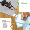 IMPROVIA REUSABLE PUPPY PAD LARGE - 65" X 48" 1PK-PP6548 - GRAY