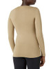 UNDER ARMOUR WOMEN'S UA TACTICAL CREW BASE LONG SLEEVE SHIRT, FEDERAL TAN L New
