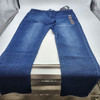 BLU ROCK MEN'S 4-WAY STRETCH SLIM FIT STRAIGHT DARK WASH - SIZE 36X31 - INDIGO New