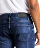 BLU ROCK MEN'S FLEX STRETCH SLIM STRAIGHT JEANS - SIZE: MEN 38X31 - INDIGO New