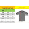 GALAXY BY HARVIC MEN'S TAGLESS MOISTURE WICKING POLO SHIRT - SIZE: MEN M - RED New