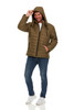 HELIOS – THE HEATED COAT – PAFFUTO STYLE FOR MEN - SIZE: MEN 2XL - ARMY GREEN