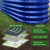 OLLE GALVANIZED RAISED GARDEN BEDS 12-IN-1 GARDEN BEDS, 4X8, COBALT BLUE