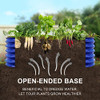 OLLE GALVANIZED RAISED GARDEN BEDS 12-IN-1 GARDEN BEDS, 4X8, COBALT BLUE
