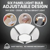 BELL+HOWELL HEX BULB E26 LED GARAGE LIGHT 6 PANEL DEFORMABLE SHOP LIGHT - WHITE
